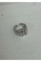 Heliophilia Silver Anillo de Cuerpo de Latón Plateado Ajustable